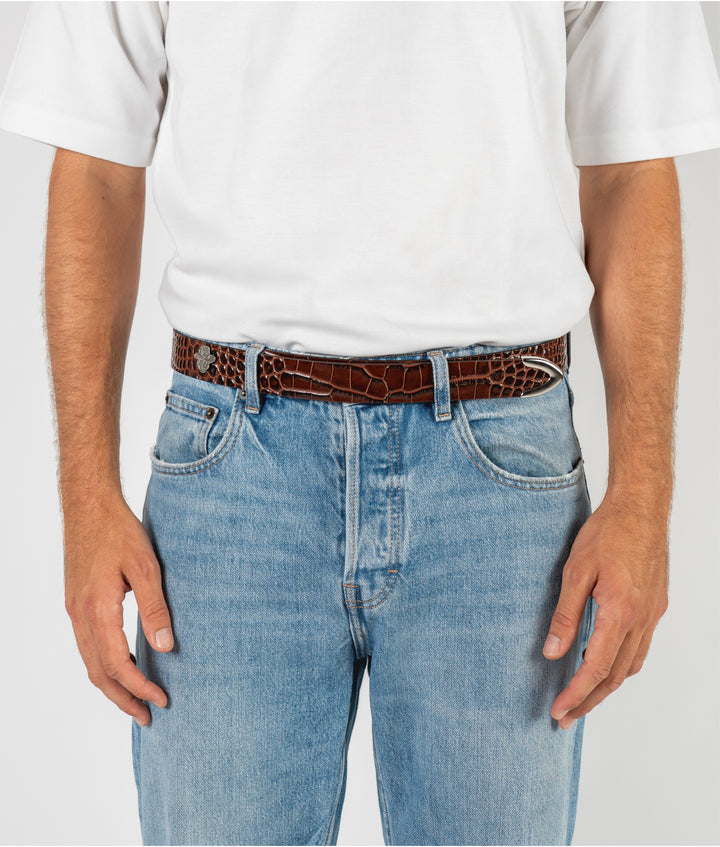 REBOLF X BALTEUS "Cowboy Brown" Velcro Belt