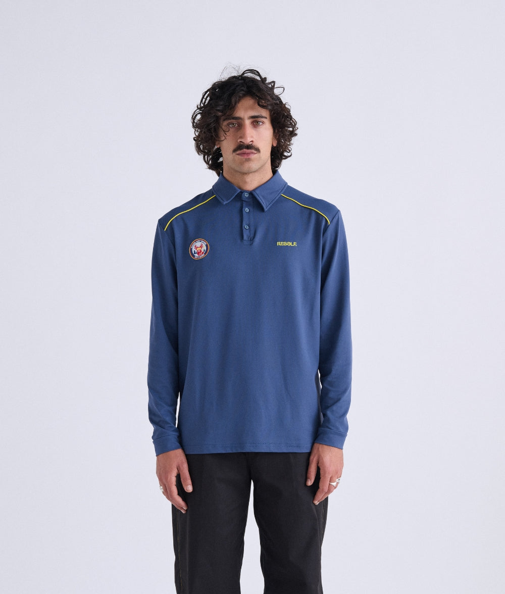 POLO DE MANGA LARGA DEL EQUIPO DE GOLF DE INVIERNO