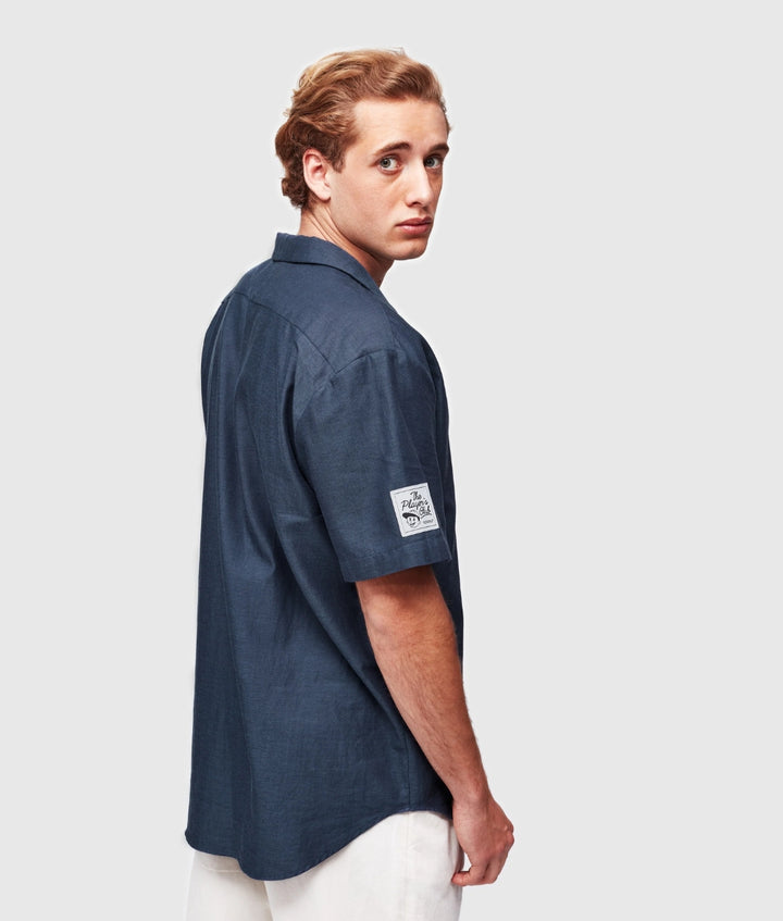 Players Club Bowler Shirt Navy