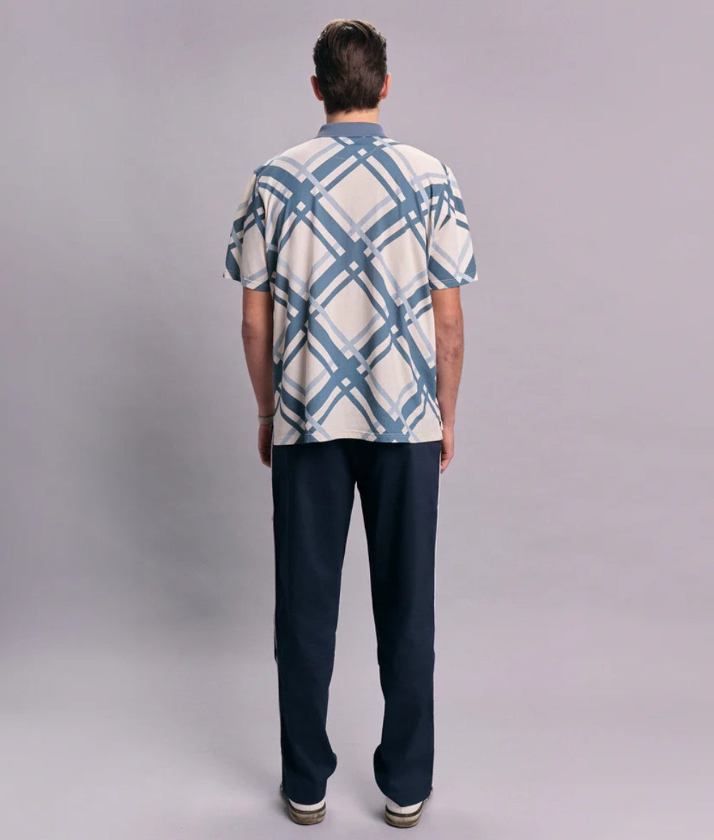 Pleated Navy Pants