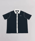 Rebolf Golf Fashion Navy polo with white accents 