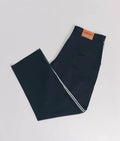 PLEATED NAVY PANTS