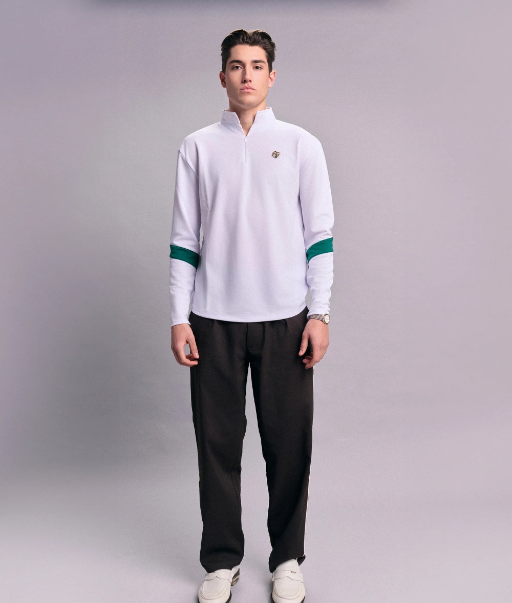 Remastered White Tech Sweater