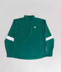 Rebolf Golf Fashion Green half-zip pullover with white accents 