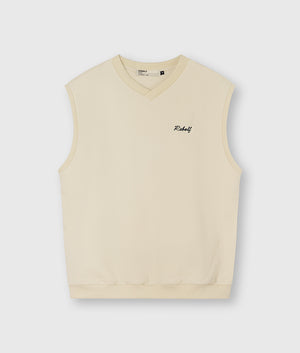 Cream Club Vest