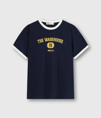 Camiseta Azul Marino Warehouse