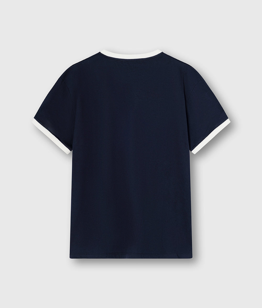 Warehouse Navy Tee