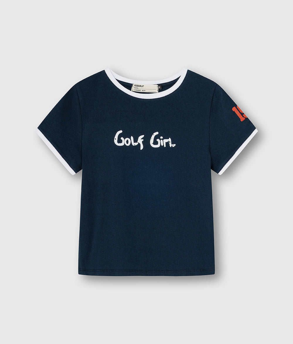 Golf Girl Navy Tee