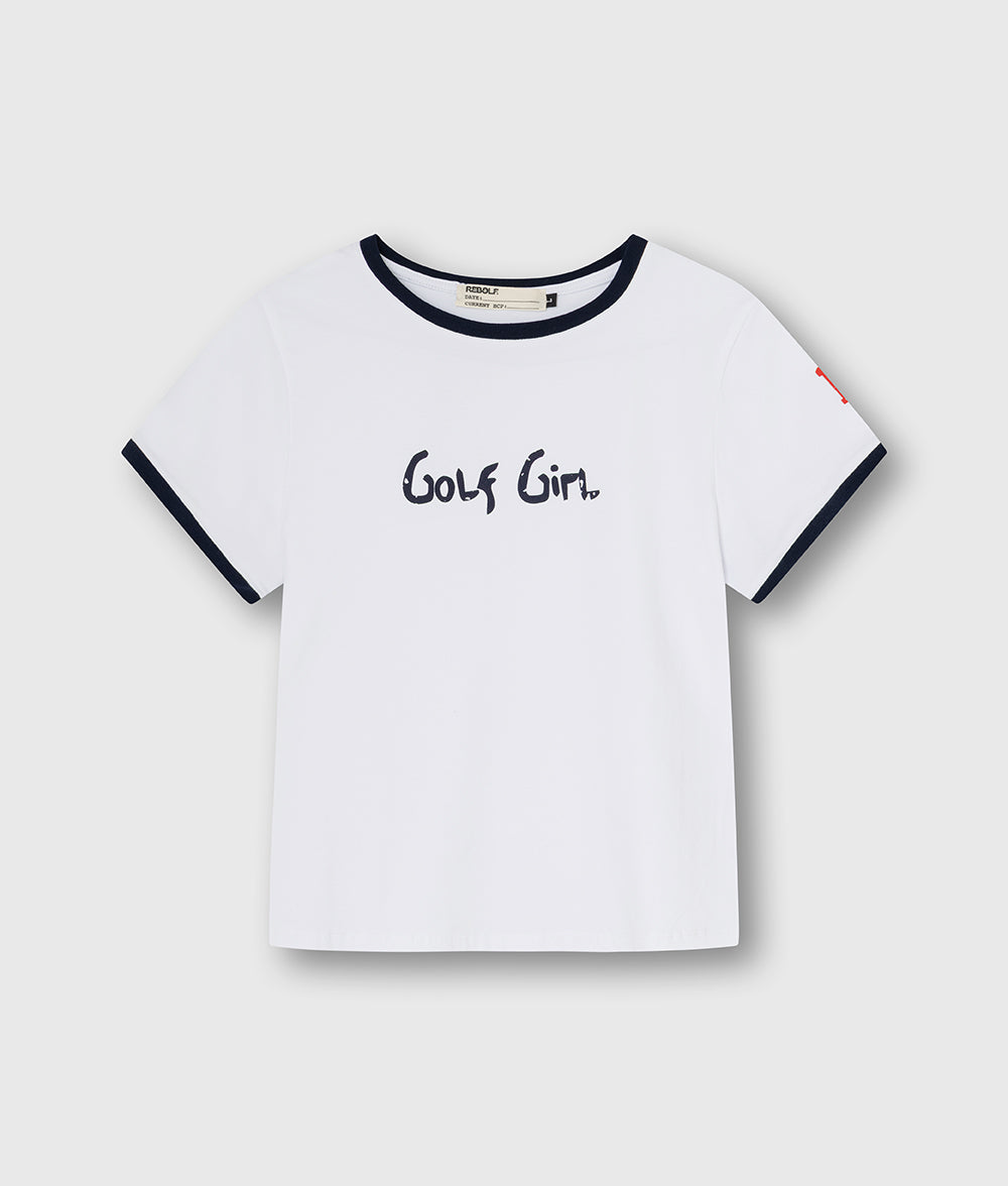 Golf Girl White Tee