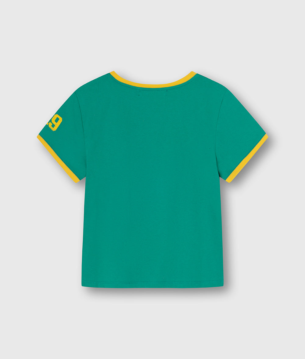 Golf Girl Green Tee