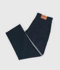 Pleated Navy Pants