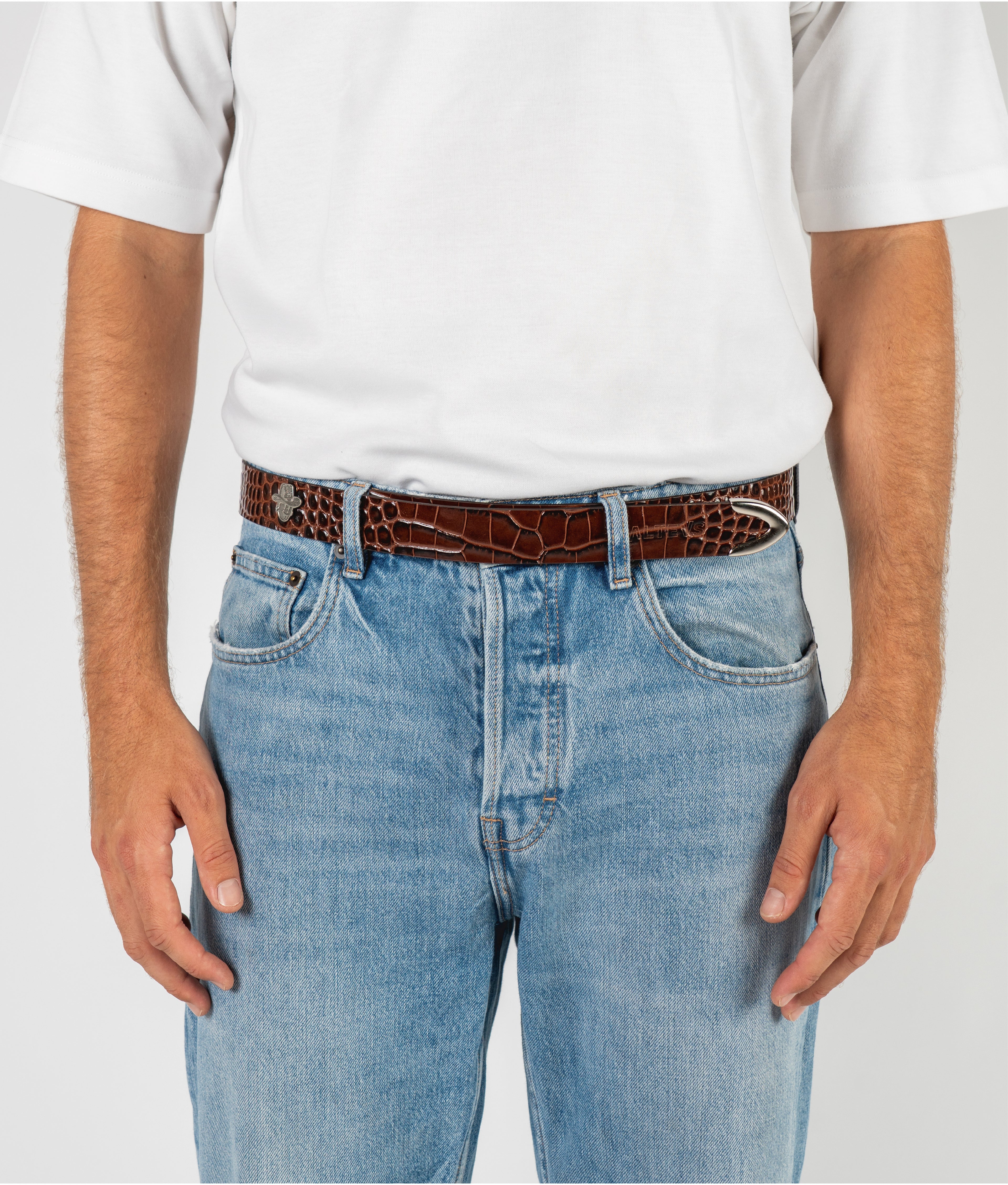 REBOLF X BALTEUS "COWBOY BROWN" VELCRO BELT