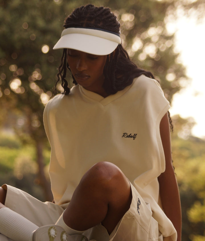Cream Club Vest