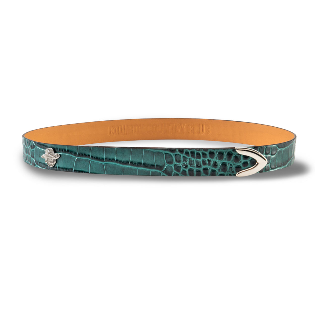 REBOLF X BALTEUS "CROCO GREEN" VELCRO BELT