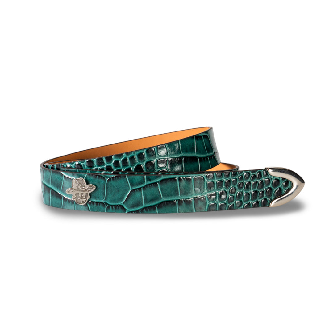 REBOLF X BALTEUS "CROCO GREEN" VELCRO BELT