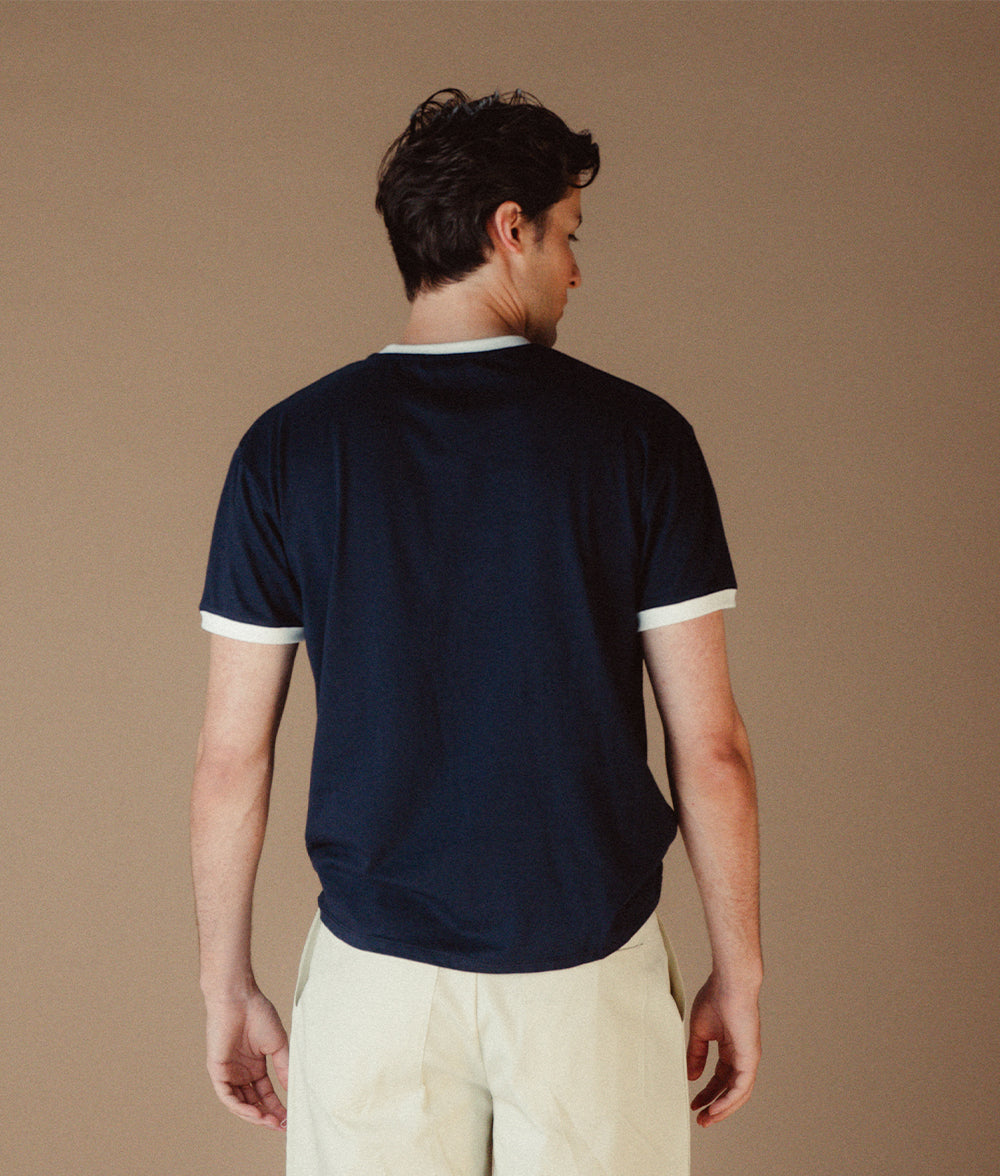 Warehouse Navy Tee