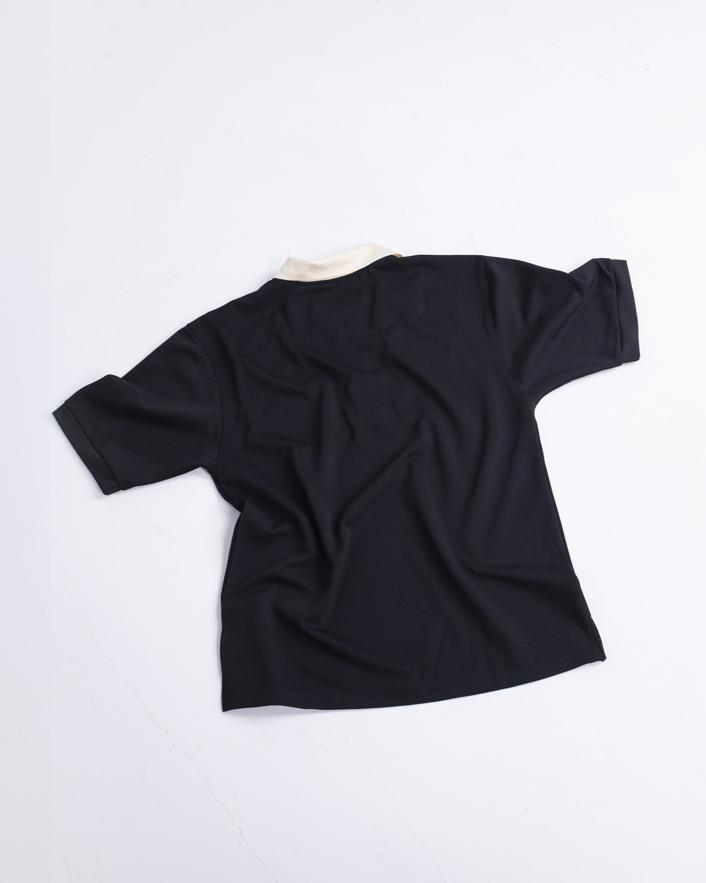 LE ZIPPER BLACK POLO